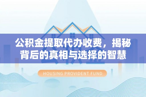 东湖公积金提取代办收费，揭秘背后的真相与选择的智慧