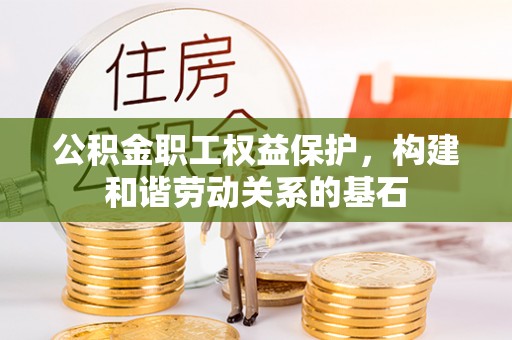 东湖公积金职工权益保护，构建和谐劳动关系的基石