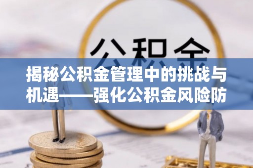 东湖揭秘公积金管理中的挑战与机遇——强化公积金风险防控的多维策略
