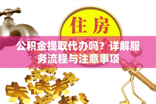 东湖公积金提取代办吗？详解服务流程与注意事项