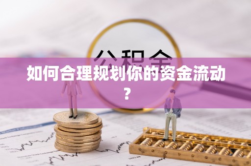 东湖如何合理规划你的资金流动？