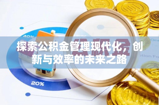 东湖探索公积金管理现代化，创新与效率的未来之路