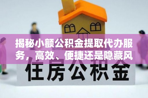 东湖揭秘小额公积金提取代办服务，高效、便捷还是隐藏风险？
