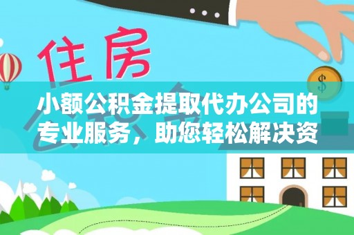 东湖小额公积金提取代办公司的专业服务，助您轻松解决资金难题