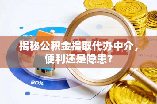 东湖揭秘公积金提取代办中介，便利还是隐患？