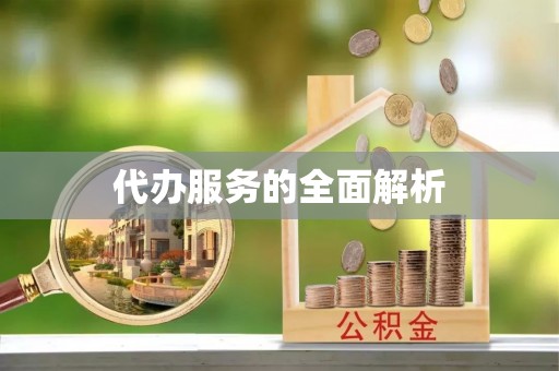 东湖代办服务的全面解析