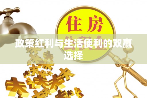 东湖政策红利与生活便利的双赢选择