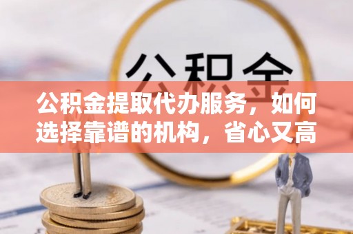 东湖公积金提取代办服务，如何选择靠谱的机构，省心又高效
