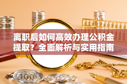 东湖离职后如何高效办理公积金提取？全面解析与实用指南