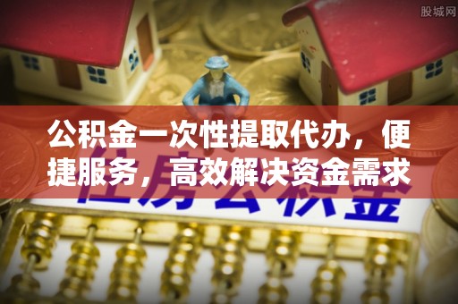东湖公积金一次性提取代办，便捷服务，高效解决资金需求