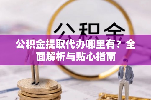 东湖公积金提取代办哪里有？全面解析与贴心指南