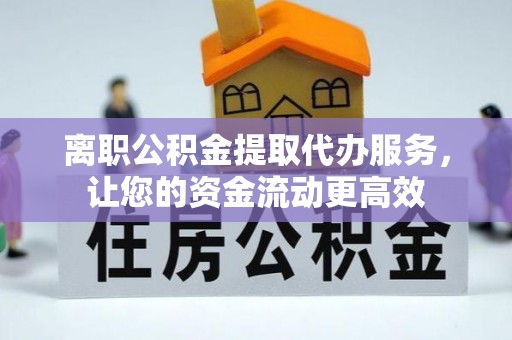 东湖离职公积金提取代办服务，让您的资金流动更高效