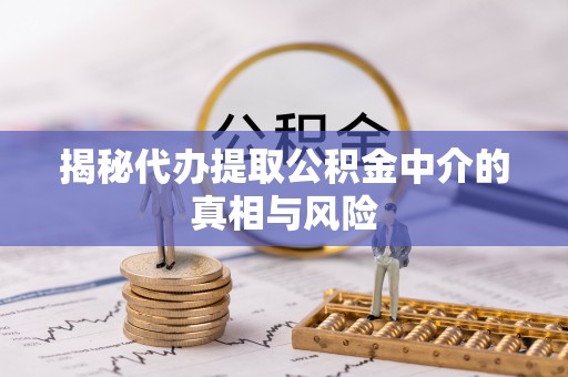 东湖揭秘代办提取公积金中介的真相与风险