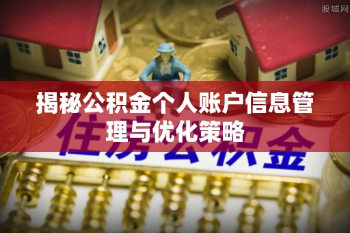 东湖揭秘公积金个人账户信息管理与优化策略