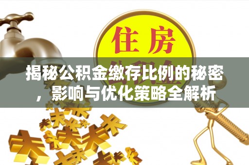 东湖揭秘公积金缴存比例的秘密，影响与优化策略全解析