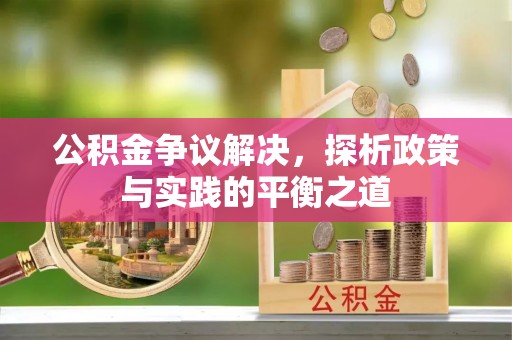东湖公积金争议解决，探析政策与实践的平衡之道