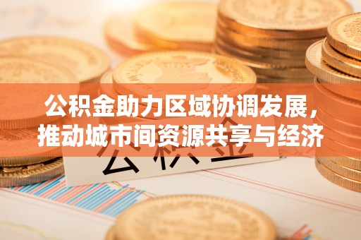 东湖公积金助力区域协调发展，推动城市间资源共享与经济均衡发展