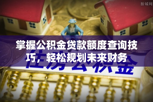 东湖掌握公积金贷款额度查询技巧，轻松规划未来财务