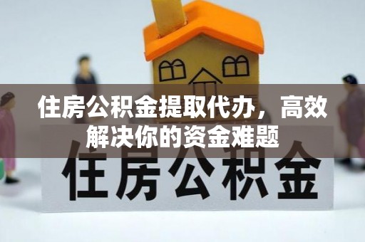 东湖住房公积金提取代办，高效解决你的资金难题