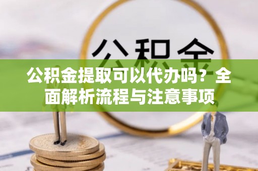 东湖公积金提取可以代办吗？全面解析流程与注意事项