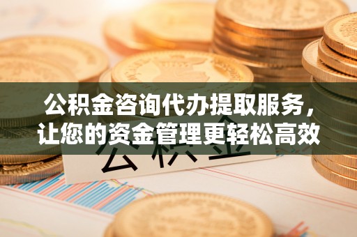 东湖公积金咨询代办提取服务，让您的资金管理更轻松高效