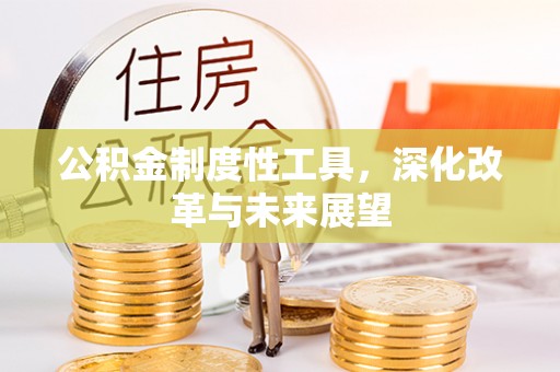 东湖公积金制度性工具，深化改革与未来展望