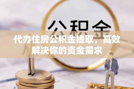 东湖代办住房公积金提取，高效解决你的资金需求