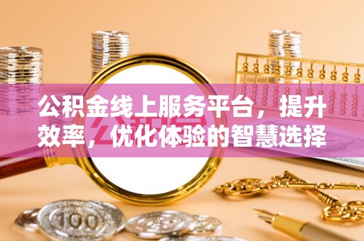 东湖公积金线上服务平台，提升效率，优化体验的智慧选择