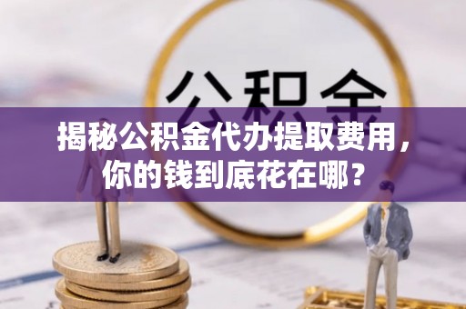 东湖揭秘公积金代办提取费用，你的钱到底花在哪？