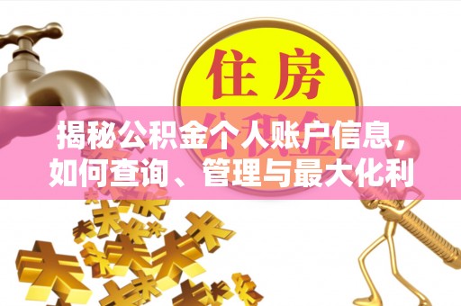 东湖揭秘公积金个人账户信息，如何查询、管理与最大化利用
