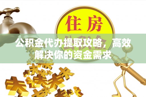 东湖公积金代办提取攻略，高效解决你的资金需求