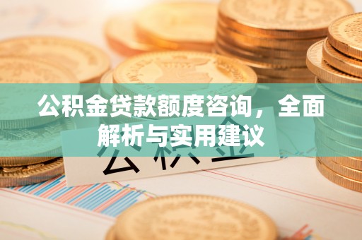 东湖公积金贷款额度咨询，全面解析与实用建议