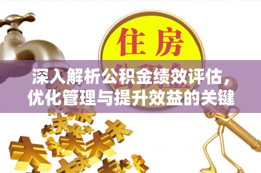 东湖深入解析公积金绩效评估，优化管理与提升效益的关键路径