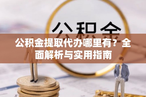 东湖公积金提取代办哪里有？全面解析与实用指南