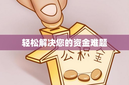 东湖轻松解决您的资金难题