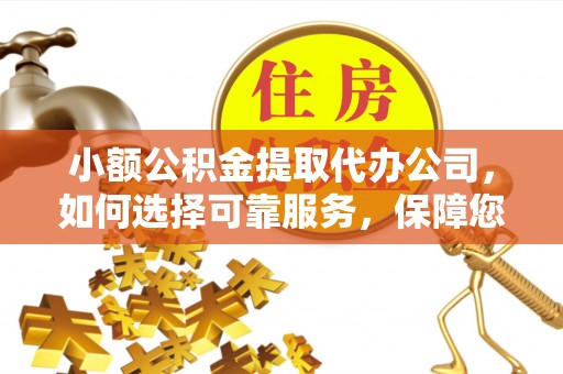 东湖小额公积金提取代办公司，如何选择可靠服务，保障您的资金安全