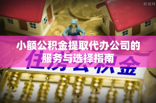 东湖小额公积金提取代办公司的服务与选择指南